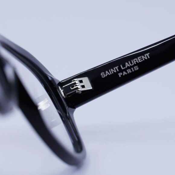 🕶️ New Saint Laurent SL411 001 Eyeglasses - Black Frame 57mm - Picture 5 of 11